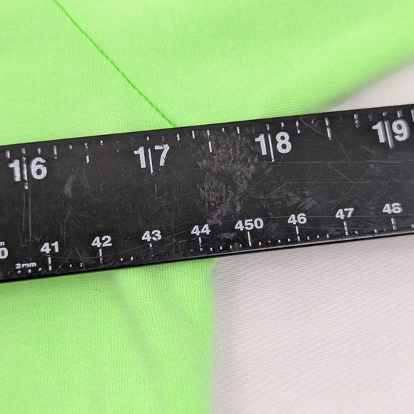 Lauren Moshi NWOT Neon Green Tennis Hoodie Front Zip Size Small - Picture 4 of 7